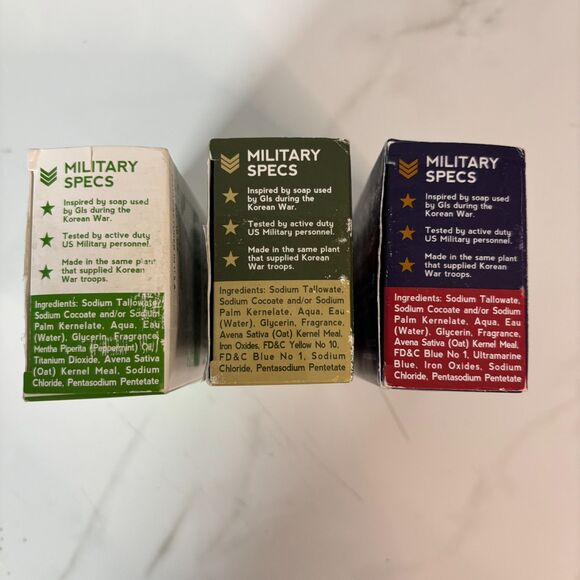 3x Duke Cannon Big Ass Bar Soap Smells Like Victory Productivity Naval Supremacy - Picture 4 of 4